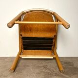 Safari armchair in white leather by Ibisco, Italian design, 1970s.