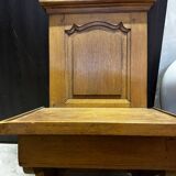 Rustic hanging bedside table