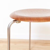 Arne Jacobsen, tripod stool 3170 "The Dot" for Fritz Hansen