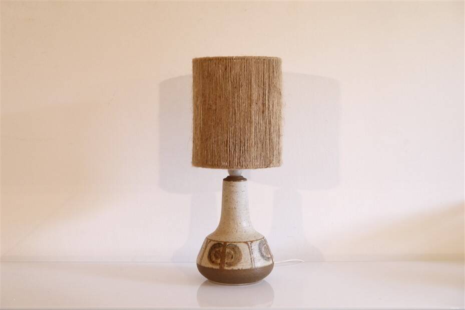 Danish ceramic lamp from Soholm 1970