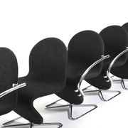 Verner Panton for Fritz Hansen 1973 Series 1-2-3 Butterfly Base