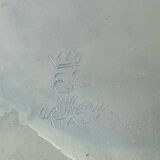 Vintage basket from De Uberti Italy in silver metal