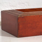 Stackable antique Japanese wooden boxes – set of 7 – Taishō–Shōwa period (c. 1920–1950)