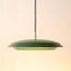 Rare big Lyfa Space Age pendant lamp / Mid-century Danish modern design / 1960s / 1970s / green