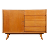 Vintage oak storage by Jiri Jiroutek, model U-458, 1960s