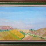 Landscape on canvas, 20th century