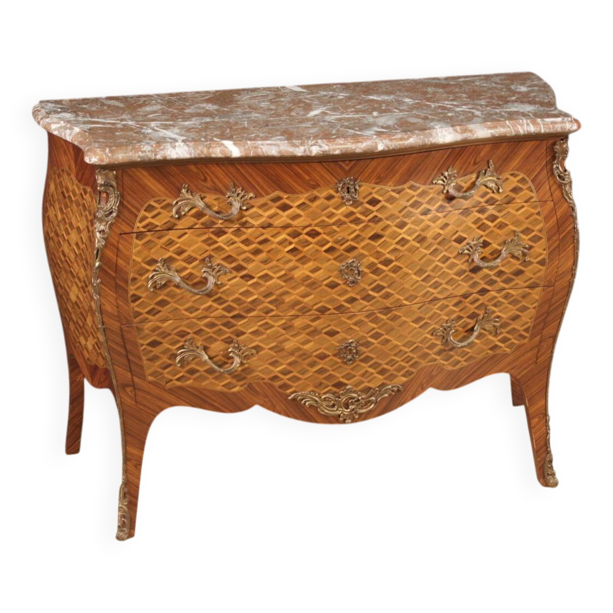 Commode de style Louis XV français du 20e siècle