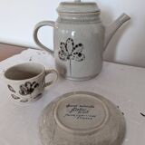 Vintage Sarreguemines Coffee Service Jocelyne model