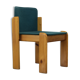 Side chair in pine and felt, Italy 1970s