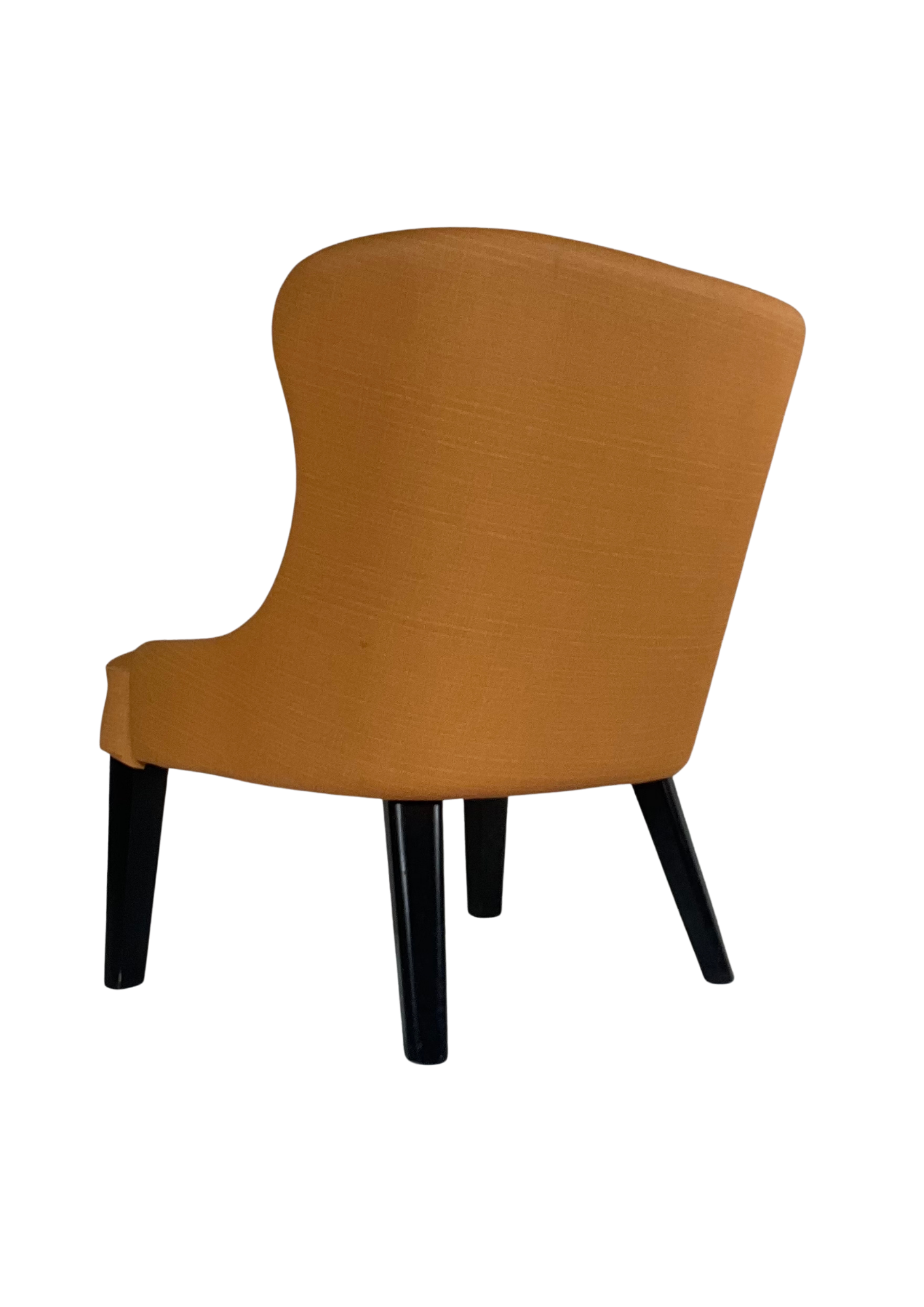 Armchair in imitation cook apricot color