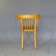 Série de 4 chaises Thonet Art déco bistrot blondes 1930