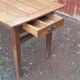 Oak kneading farm table