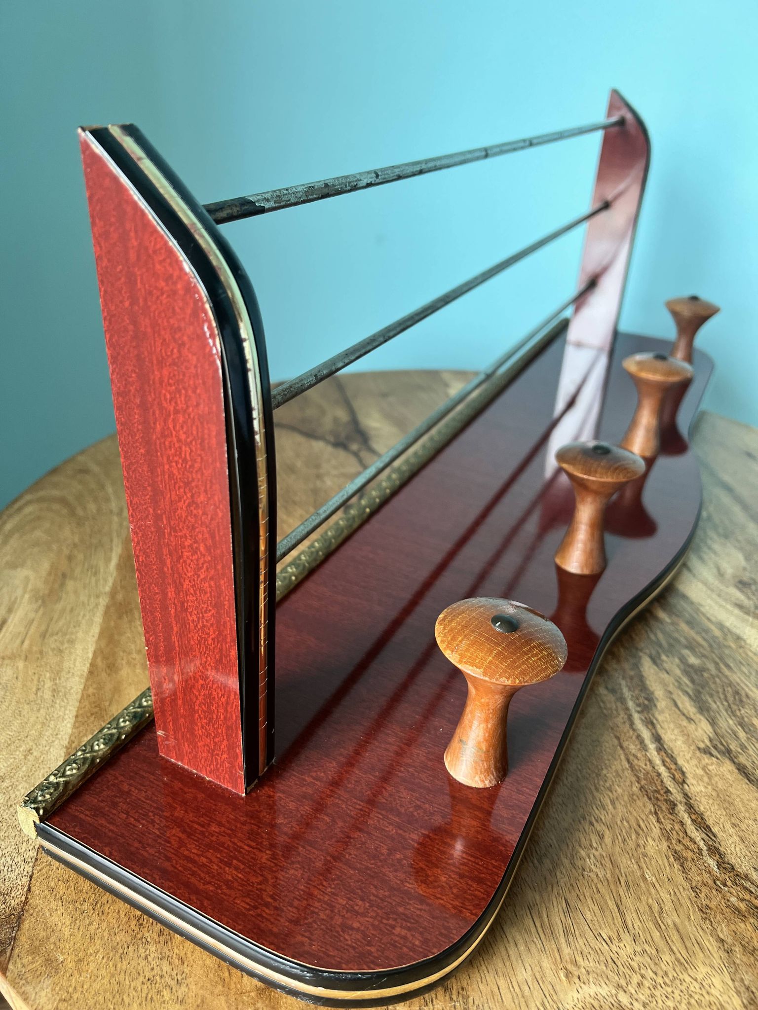Coat rack vintage with repisa 60s-70s