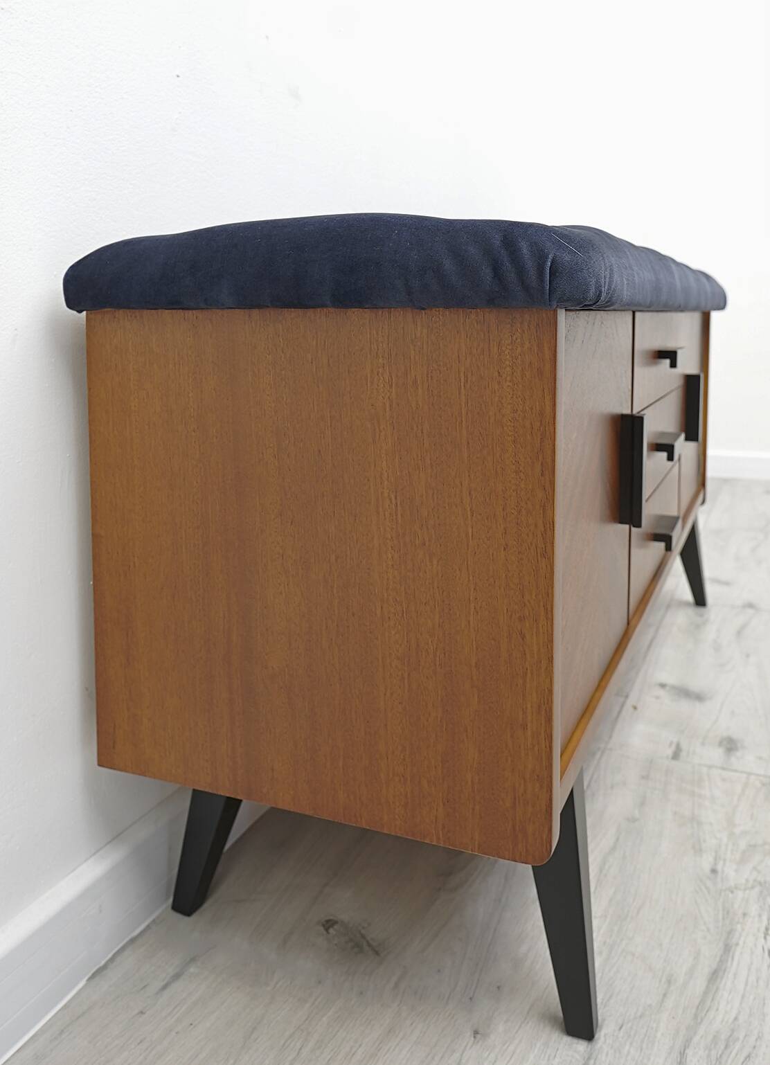 PRL chest of drawers, Meblostyl Dobrodzień. After professional renovation.