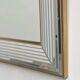 Vintage Disco Mirror Deknudt – Multi-Level Beveled Mirror Frame from the 1970s