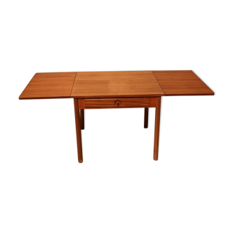 Table basse en teck à rallonges années 60