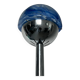 Chromed Floor Lamp from the 1960s, Made in Italy, Blue and white murano glass