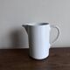 Vase jug Arabia Finland 1970 in white porcelain