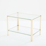 Bronze side table JT Lepelletier for Broncz circa 1960