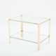 Bronze side table JT Lepelletier for Broncz circa 1960