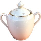 1920s Porcelain Sugar Bowl Frédéric Legrand Limoges France