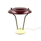 Mid-century brass table / desk lamp, France ca. 1950