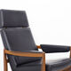 Vintage Dutch Teak High Back Chair, 1960s