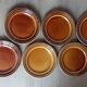 Lot de 6 assiettes à dessert Faïencerie de Saint Amand "Toulouse"