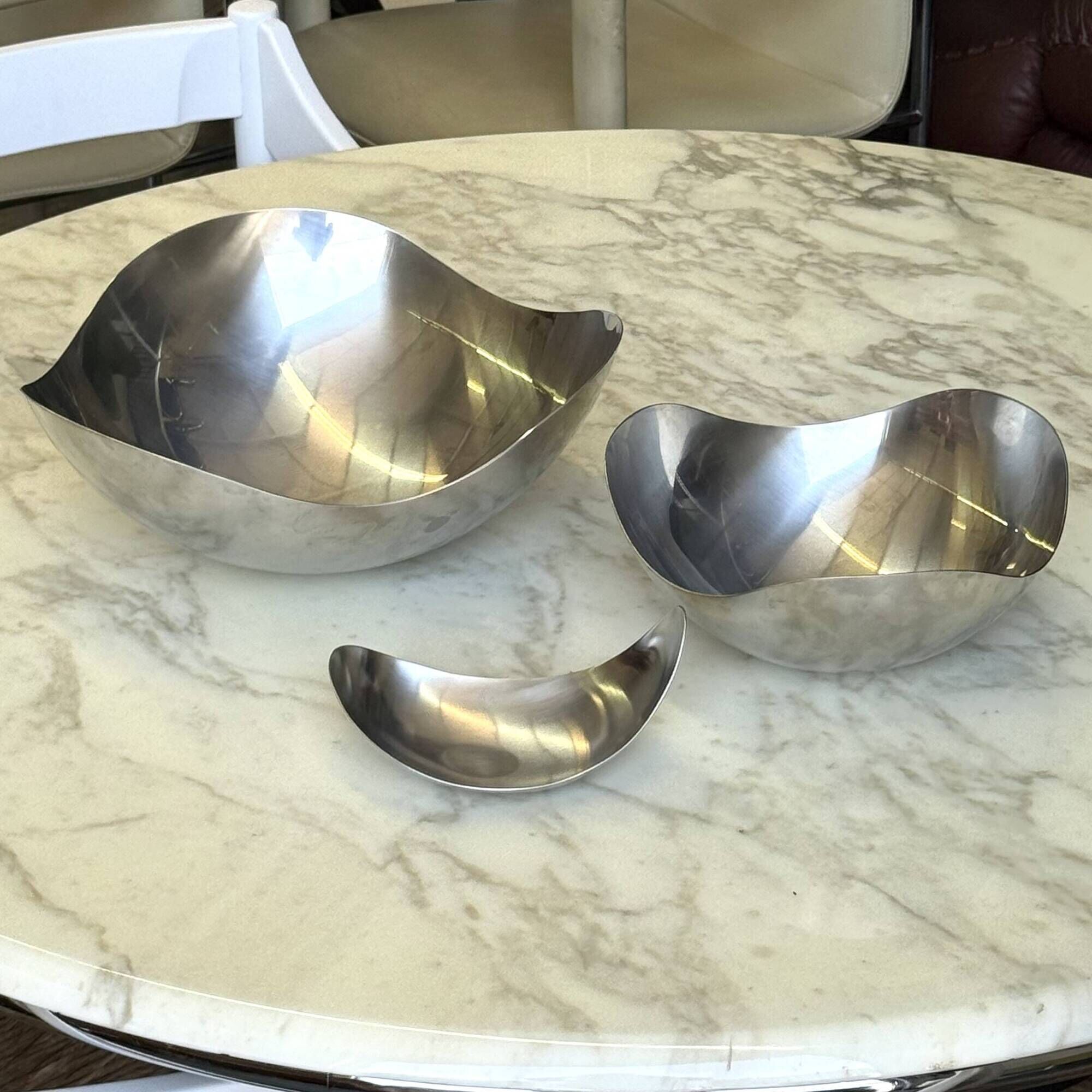 Set of three Bloom bowls by Georg Jensen by Helle Damkjær