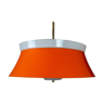 Orange Space age hanging lamp