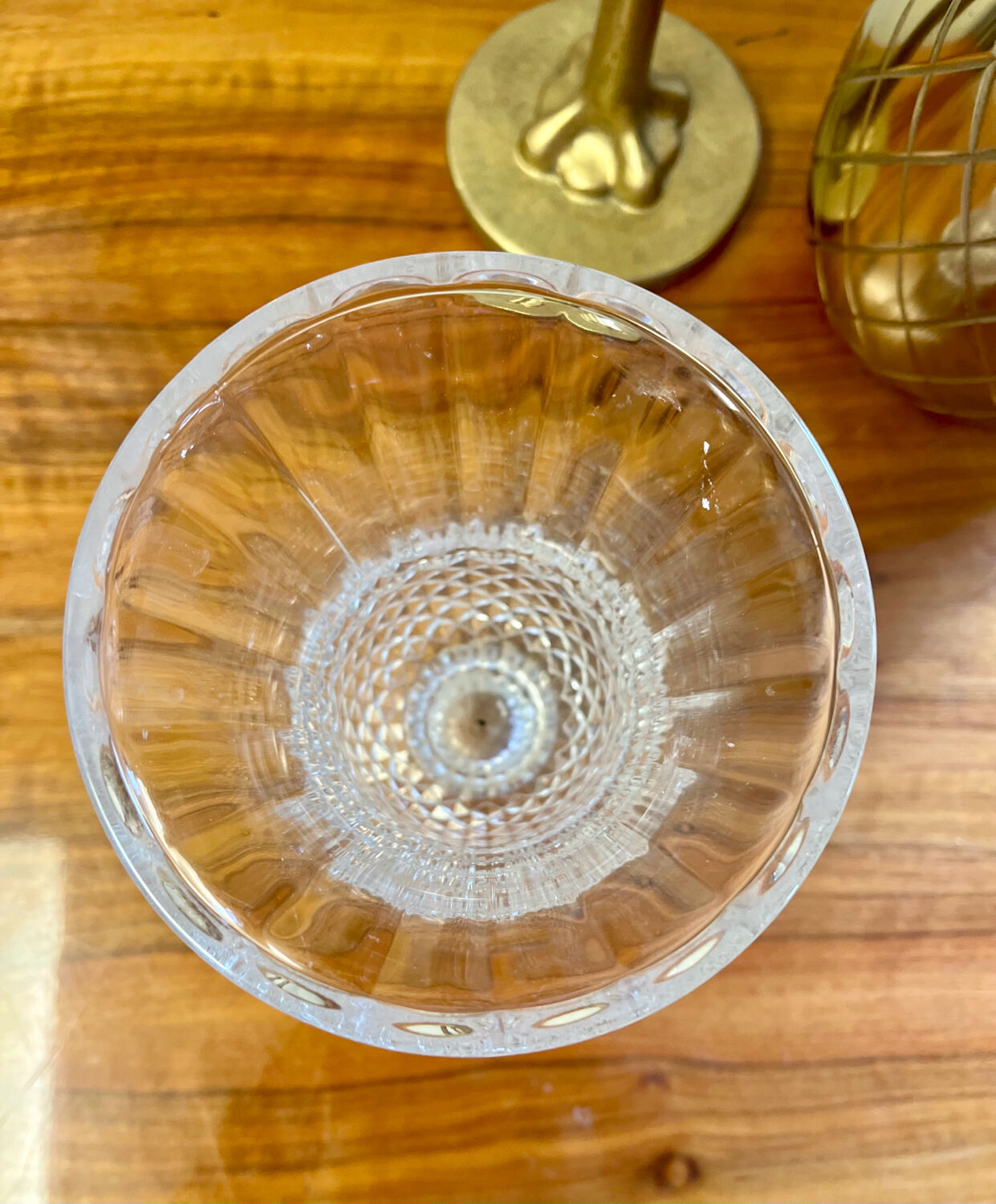 Vase en cristal médicis