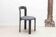 Chaise Bruno Rey par Kusch+co anthracite - assise tapissée