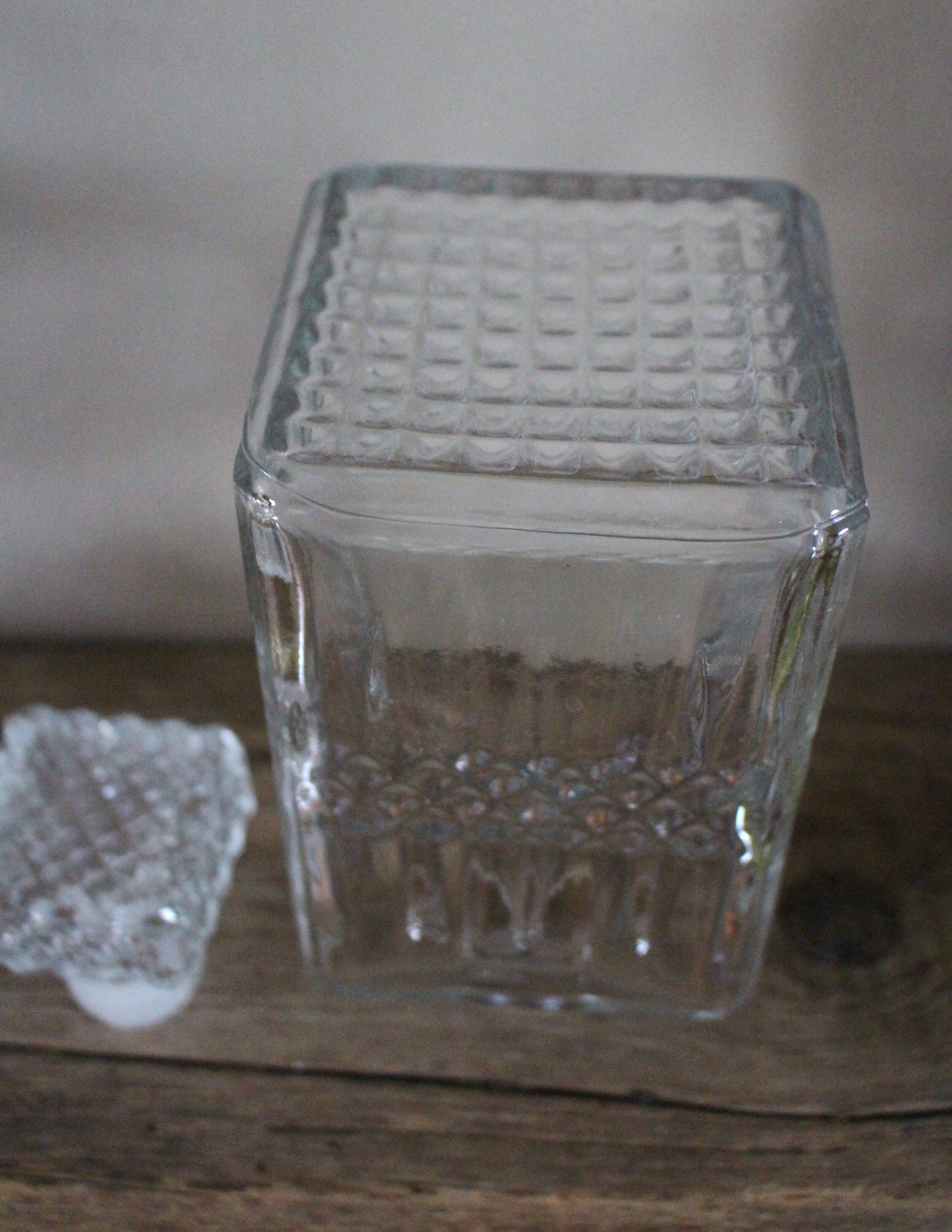 80s crystal whiskey decanter