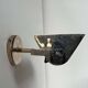 Vintage adjustable brass wall light, SCE France 1970