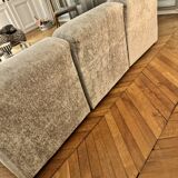 1970's designer sofa completely redone with designer fabrics