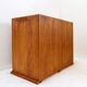 Vintage 22-drawer wooden flat filing cabinet, handmade