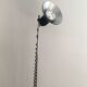 Black projector floor lamp