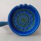 Vintage Italian 9814/13 Ceramic Ashtray by Aldo Londi for Bitossi, 1960s