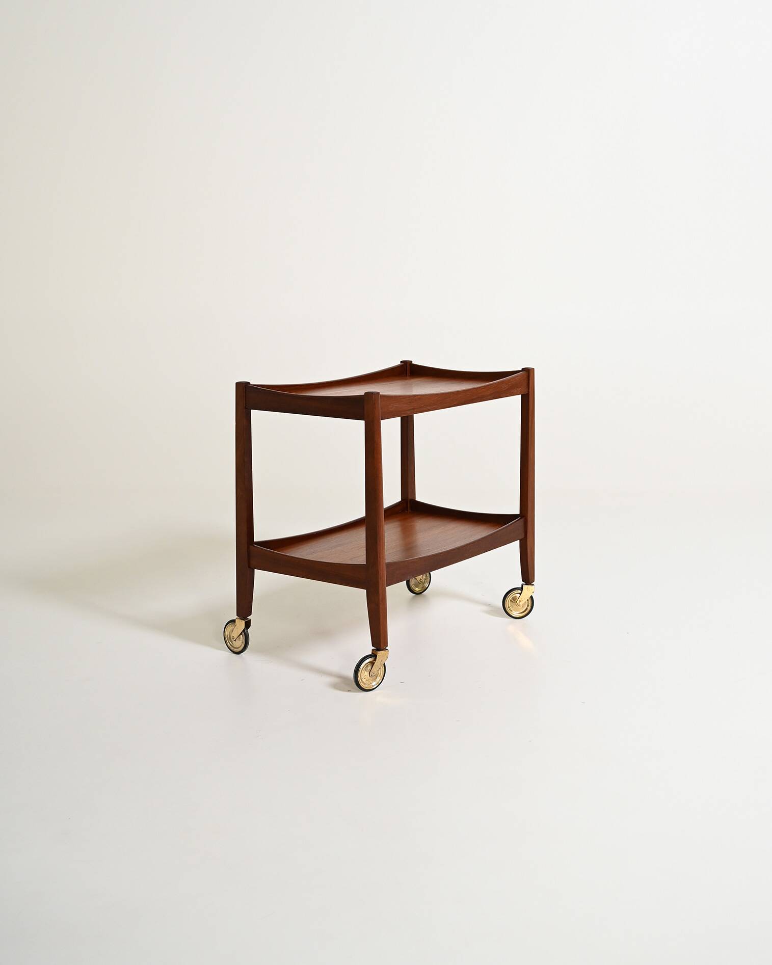 Scandinavian teak trolley, 1960s