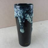Old roll vase, sea foam, Fat Lava, Vallauris