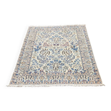 Tapis persan en laine beige fleur 200x120cm