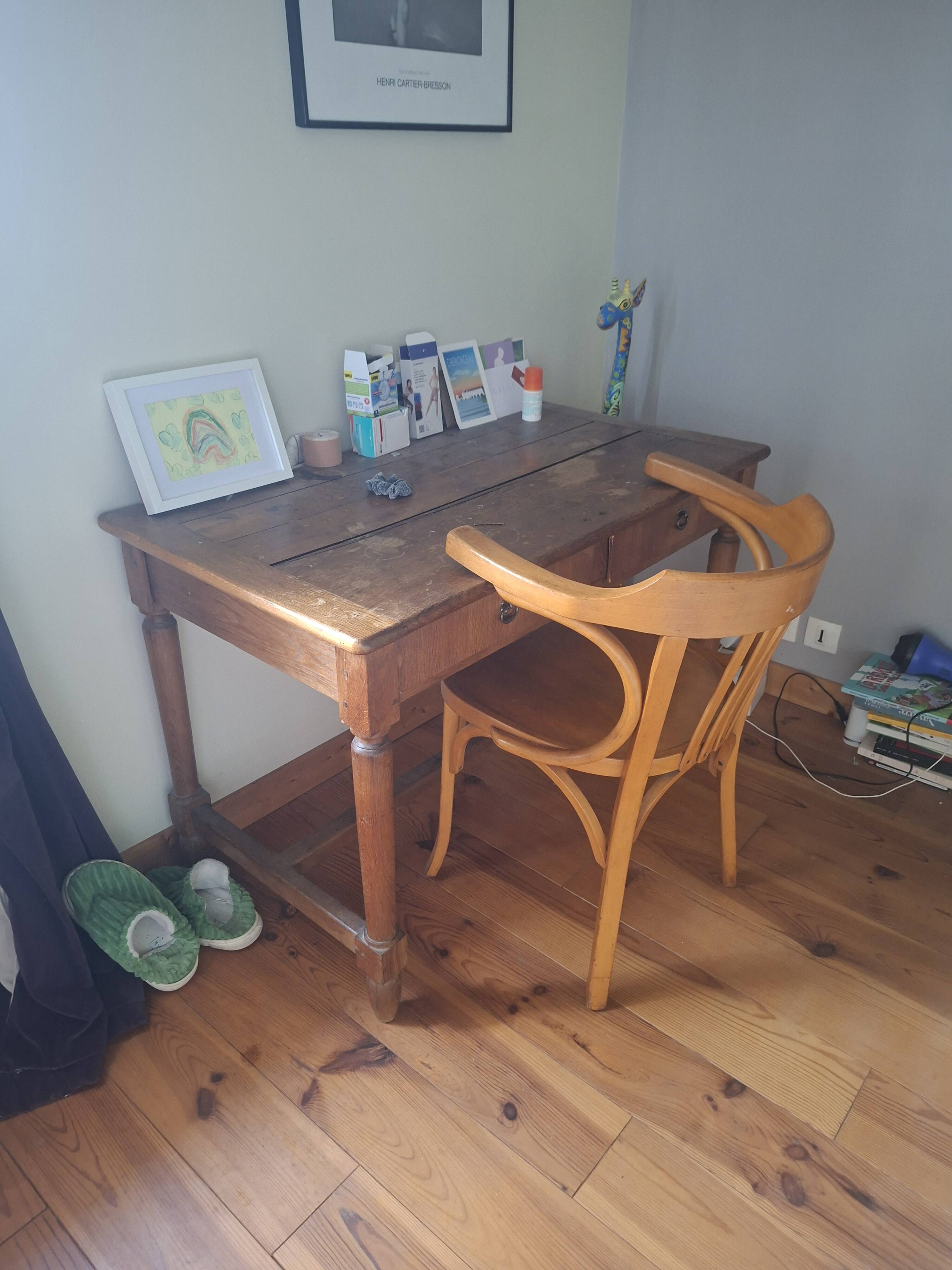 Oak desk a. Godfather