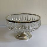 Crystal and silver cup