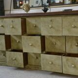 Meuble de métier patiné 24 tiroirs 1950’s