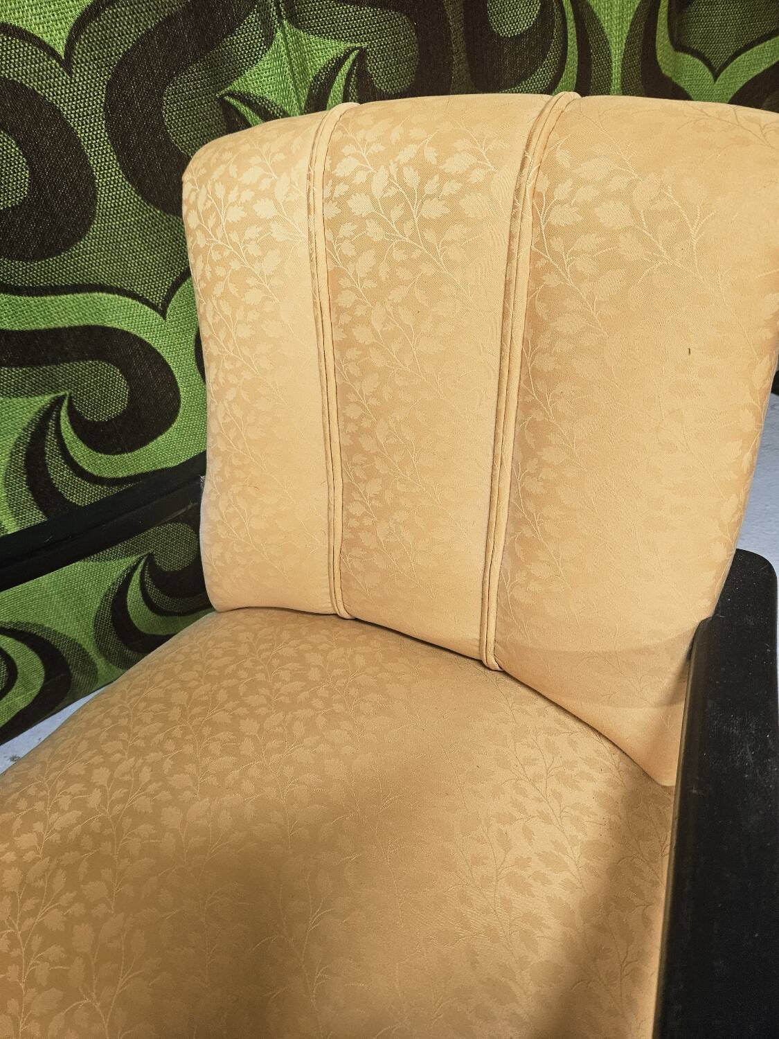 "Art Deco armchair pair 1930"