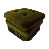 Velvet pouf
