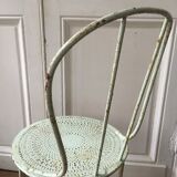 Steel chair, metal garden