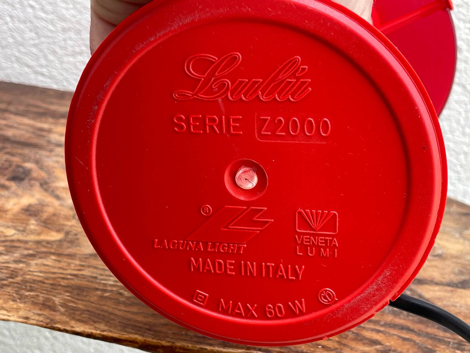 Pair of Italian Veneta Lumi lamps