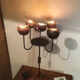 Chandelier 5 candles in wrought iron
