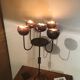 Chandelier 5 candles in wrought iron